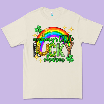 St. Patrick's Day Mommy's Little Lucky Charm Premium Tee Designed By Neo Western