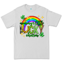 Dove Grey St. Patrick's Day Mommy's little lucky charm Premium Tee - Neo Western