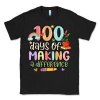 Black 100 days of making a difference Classic Tee - MaliasSmallBusiness