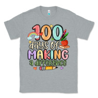 Heather Grey 100 days of making a difference Classic Tee - MaliasSmallBusiness
