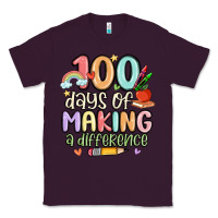 Plum 100 days of making a difference Classic Tee - MaliasSmallBusiness