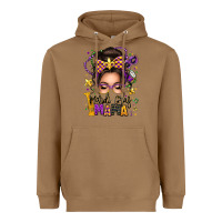 Toasted Coconut mardi gras mama messy bun Heavyweight Hoodie - texasbilliewilder