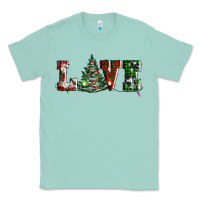 Seafoam love christmas tree Classic Tee - AdoDesignShop