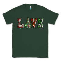 Sports Green love christmas tree Classic Tee - AdoDesignShop