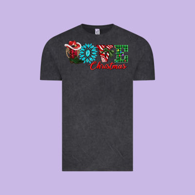 Love Christmas Vintage Tee Designed By Adodesignshop