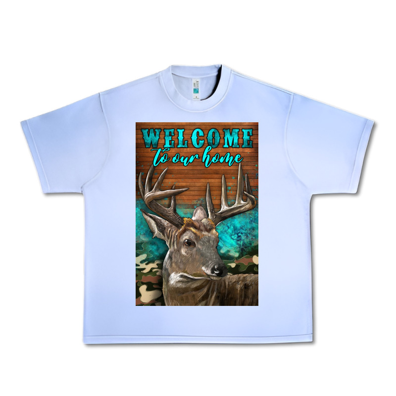 Western Buck Deer Garden Urban Heavy Tee by LillyAllenDesigns | Teevron
