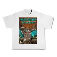 Lunar Rock Western Buck Deer Garden Urban Heavy Tee - LillyAllenDesigns