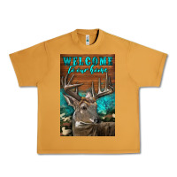 Peanut Butter Western Buck Deer Garden Urban Heavy Tee - LillyAllenDesigns