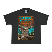 Pigment Black Western Buck Deer Garden Urban Heavy Tee - LillyAllenDesigns