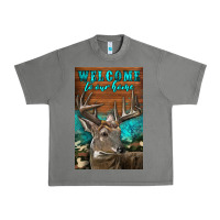 Tornado Western Buck Deer Garden Urban Heavy Tee - LillyAllenDesigns
