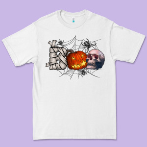 Boo Premium Tee Designed By Cowhidedigitalart