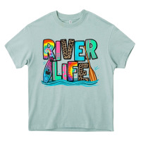 Arona river life kayaking Heavy Core Tee - Zillion Design Studio