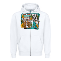 White western leopard mema Zipper Hoodie - LillyAllenDesigns