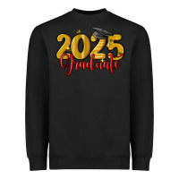 Black 2025 graduate Heavyweight Sweatshirt - MaliasSmallBusiness