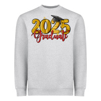 Heather Grey 2025 graduate Heavyweight Sweatshirt - MaliasSmallBusiness