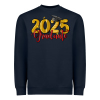 Navy 2025 graduate Heavyweight Sweatshirt - MaliasSmallBusiness