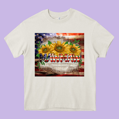 Patriotic Mawmaw Tumbler Heavy Core Tee Designed By Barkaloodesign