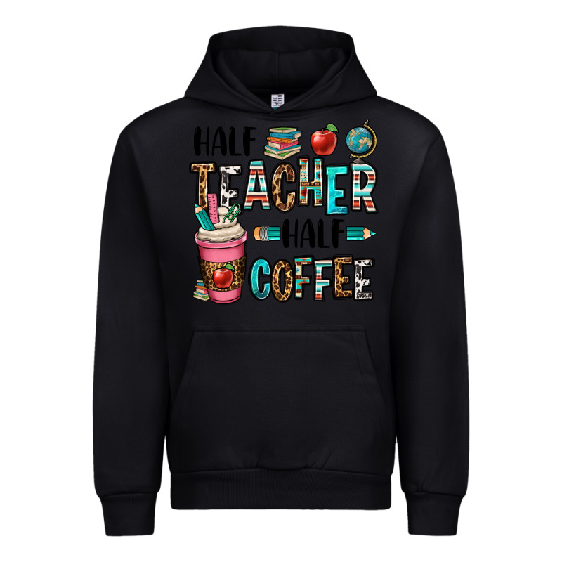 Half Teacher Half Coffee Urban Hoodie by OliviaCreatesArt | Teevron