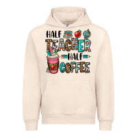 Sandshell half teacher half coffee Urban Hoodie - OliviaCreatesArt