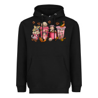 Black cafecito y chisme coffee cups Heavyweight Hoodie - texasbilliewilder