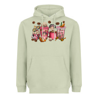Matcha cafecito y chisme coffee cups Heavyweight Hoodie - texasbilliewilder