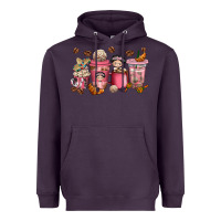 Plum cafecito y chisme coffee cups Heavyweight Hoodie - texasbilliewilder