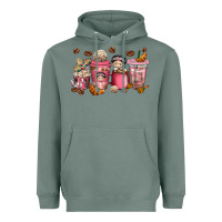 Sage cafecito y chisme coffee cups Heavyweight Hoodie - texasbilliewilder
