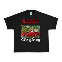 Merry Christmas Truck Urban Heavy Tee | Teevron