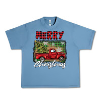 Pebble Blue merry christmas truck Urban Heavy Tee - BarkalooDesign