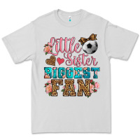 Dove Grey little sister biggest fan soccer Premium Tee - HRA Design Shop