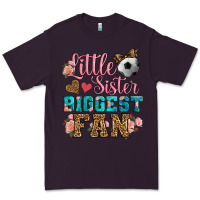Plum little sister biggest fan soccer Premium Tee - HRA Design Shop