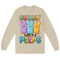Mushroom chillin' with my peeps Long Sleeve Tee - MaliasSmallBusiness