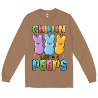 Toasted Coconut chillin' with my peeps Long Sleeve Tee - MaliasSmallBusiness