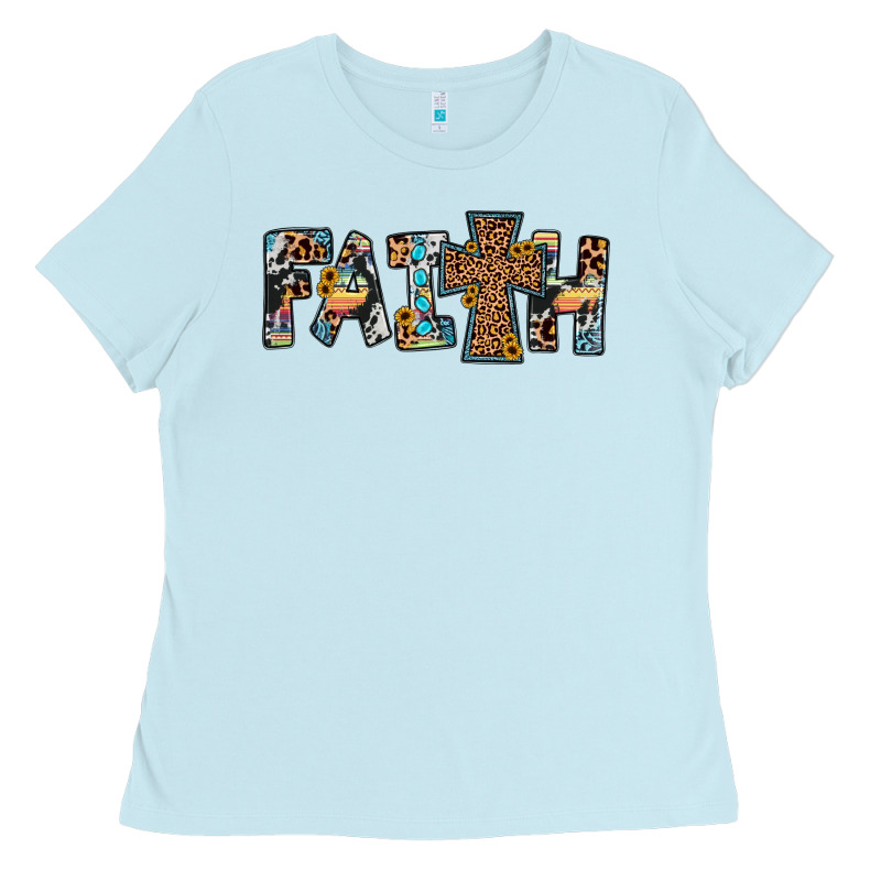 Faith Cross Ladies Tee by JahusDesignShop | Teevron