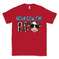 Red holy cow i'm bro Classic Tee - MaliasSmallBusiness