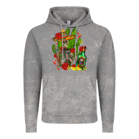 Cloud Rock skeleton with sombrero and tequila Vintage Hoodie - AdoDesignShop