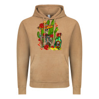 Vintage Camel skeleton with sombrero and tequila Vintage Hoodie - AdoDesignShop