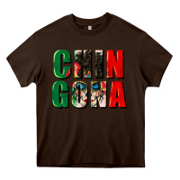 Chocolate Brown chingona Heavy Core Tee - CTS Tumbler Store