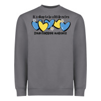 Storm it's okay to be little extra down syndrome awarene Heavyweight Sweatshirt - MaliasSmallBusiness