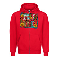 Red western leopard mini Zipper Hoodie - LillyAllenDesigns