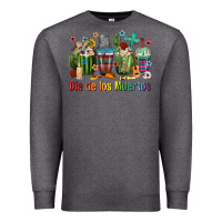Charcoal Heather Mexican Dia De Los Muertos Coffee Cups Premium Sweatshirt - texasbilliewilder