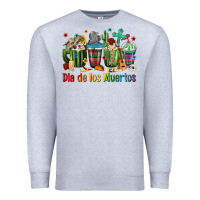 Heather Grey Mexican Dia De Los Muertos Coffee Cups Premium Sweatshirt - texasbilliewilder