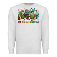 Oatmeal Heather Mexican Dia De Los Muertos Coffee Cups Premium Sweatshirt - texasbilliewilder