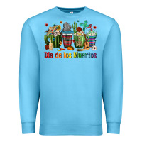 Ocean Blue Mexican Dia De Los Muertos Coffee Cups Premium Sweatshirt - texasbilliewilder