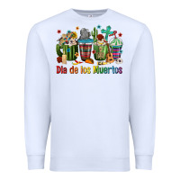 White Mexican Dia De Los Muertos Coffee Cups Premium Sweatshirt - texasbilliewilder