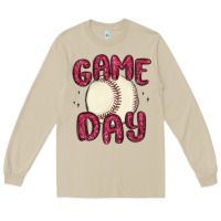 Mushroom game day baseball Long Sleeve Tee - MaliasSmallBusiness