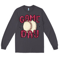 Smoke game day baseball Long Sleeve Tee - MaliasSmallBusiness