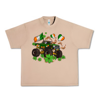 Burro monster truck with shamrocks Urban Heavy Tee - AdoDesignShop