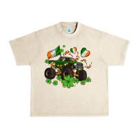 Sandshell monster truck with shamrocks Urban Heavy Tee - AdoDesignShop