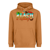 Meerkat the beach is calling Heavyweight Hoodie - NancyCooperArtShop